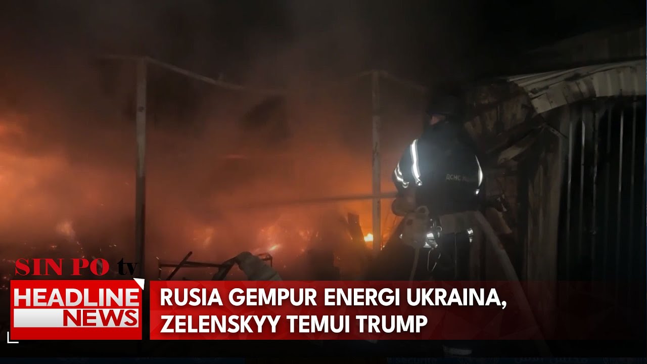 Rusia Gempur Energi Ukraina, Zelenskyy Temui Trump