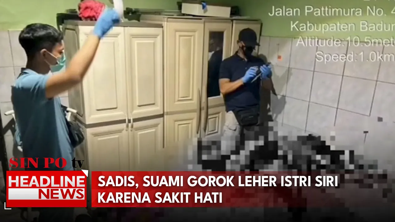 Sadis, Suami Gorok Leher Istri Siri Karena Sakit Hati