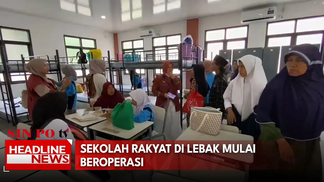 Sekolah Rakyat Di Lebak Mulai Beroperasi