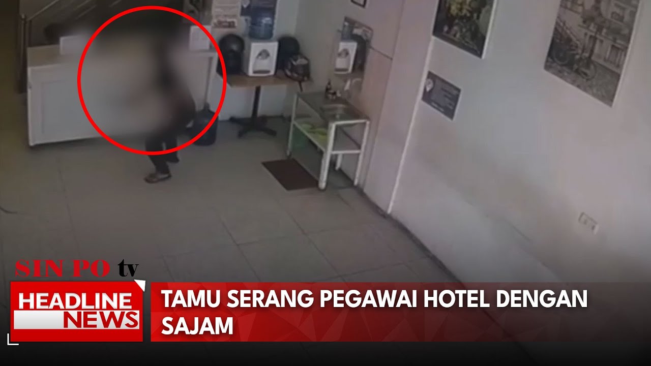 Tamu Serang Pegawai Hotel Dengan Sajam