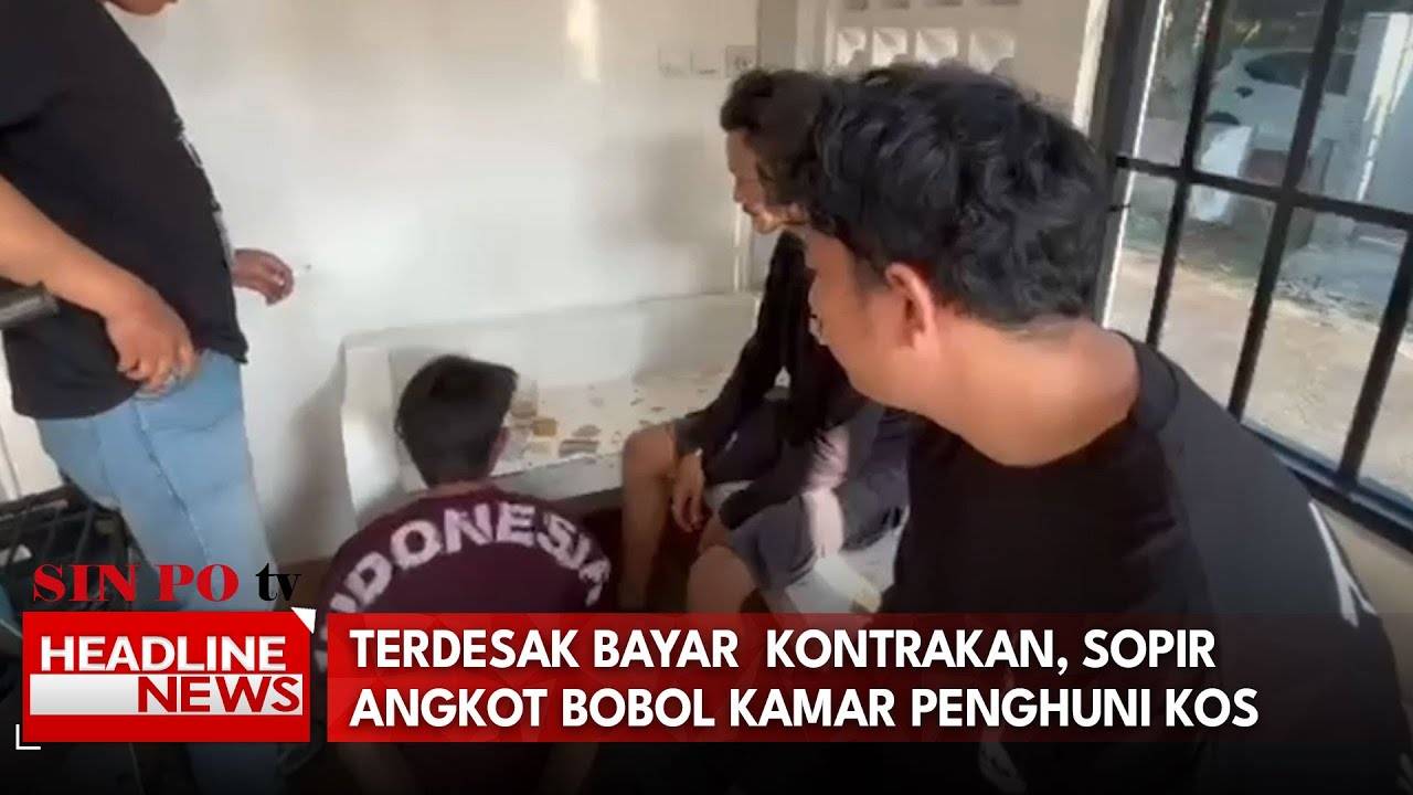 Terdesak Bayar Kontrakan, Sopir Angkot Bobol Kamar Penghuni Kos