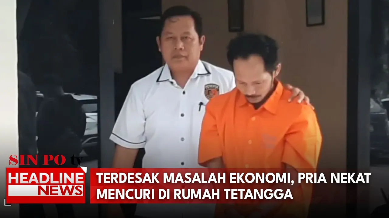 Terdesak Masalah Ekonomi, Pria Nekat Mencuri Di Rumah Tetangga