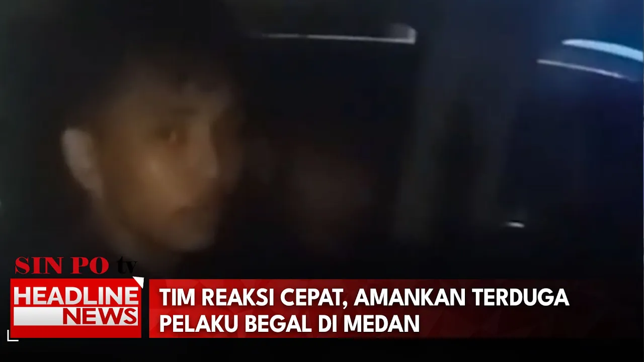 Tim Reaksi Cepat, Amankan Terduga Pelaku Begal Di Medan
