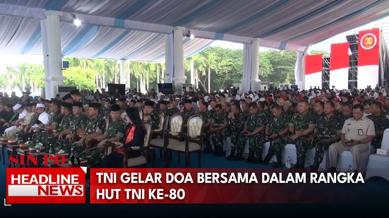 TNI Gelar Doa Bersama Dalam Rangka HUT TNI ke-80