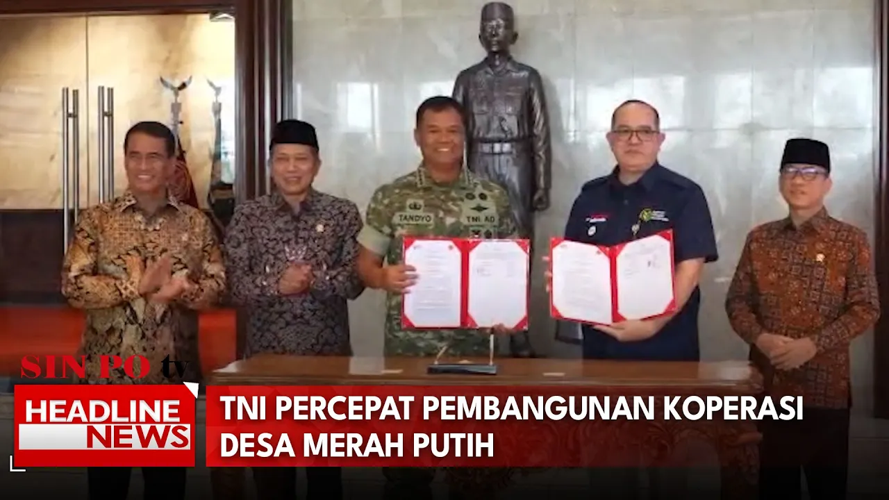 TNI Percepat Pembangunan Koperasi Desa Merah Putih