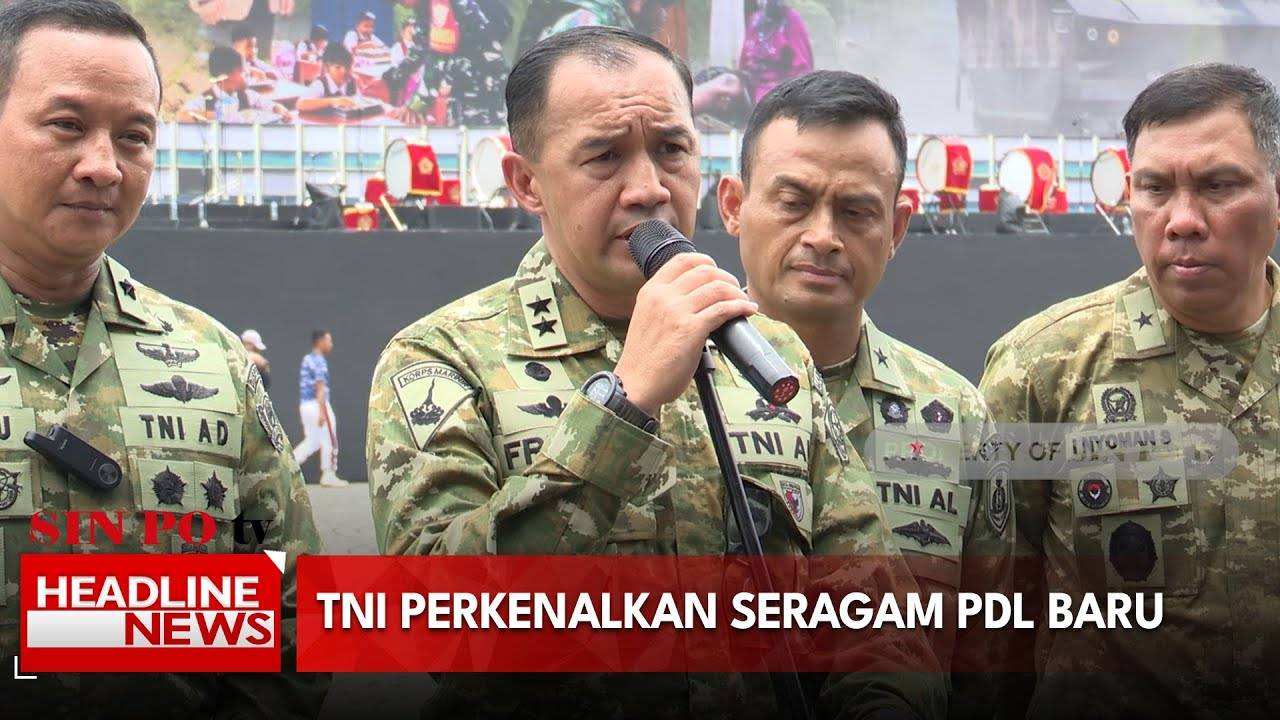 TNI Perkenalkan Seragam PDL Baru
