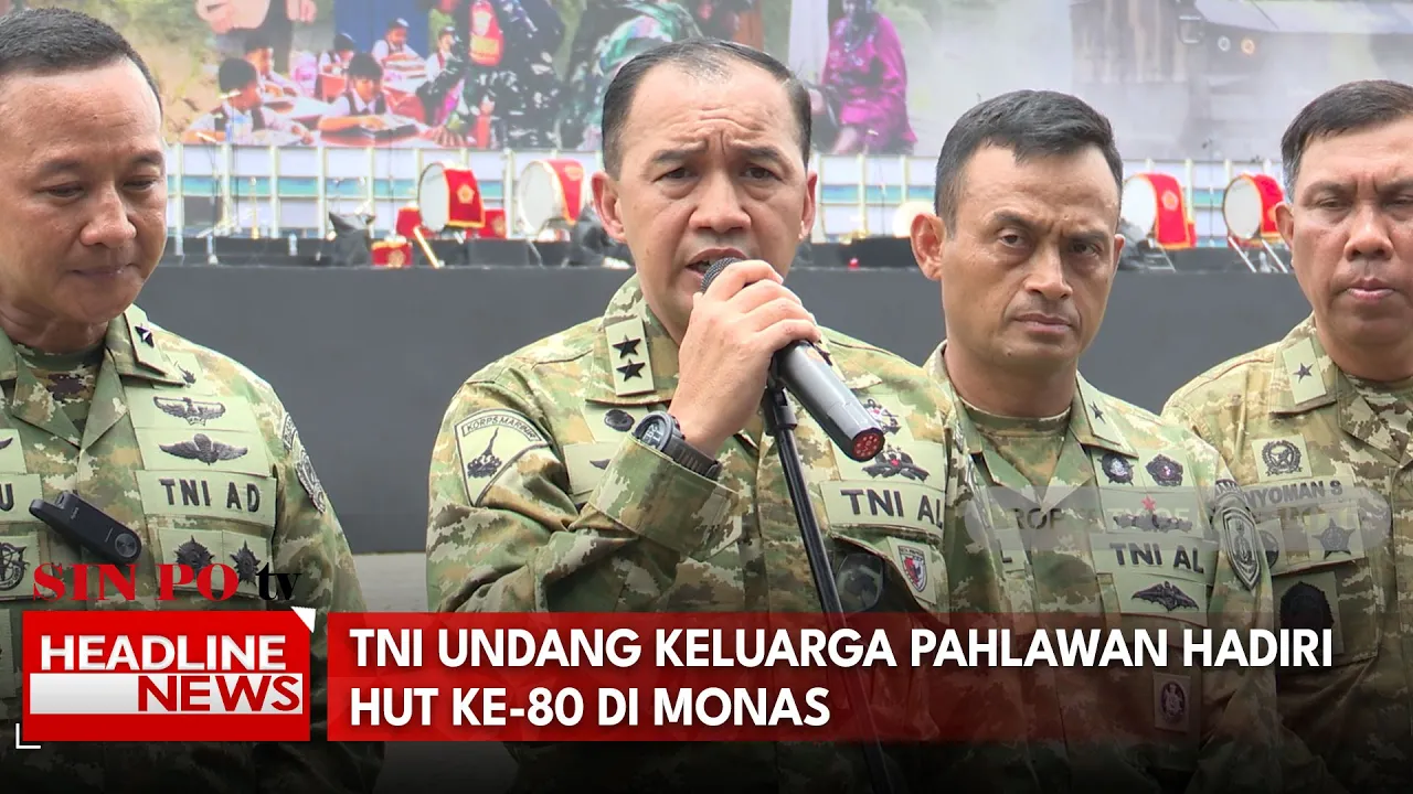 TNI Undang Keluarga Pahlawan Hadiri HUT ke-80 di Monas