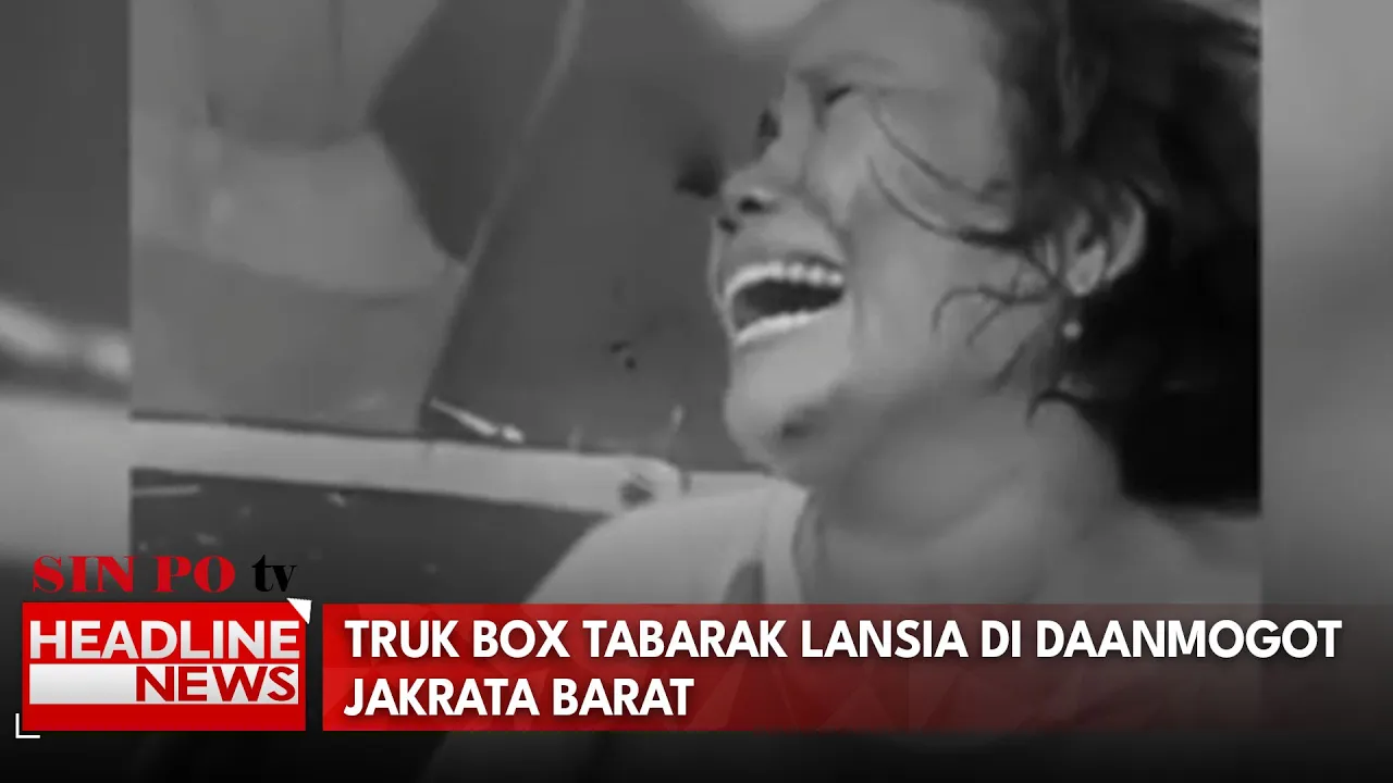 Truk Boks Tabrak Lansia di Daan Mogot Jakarta Barat