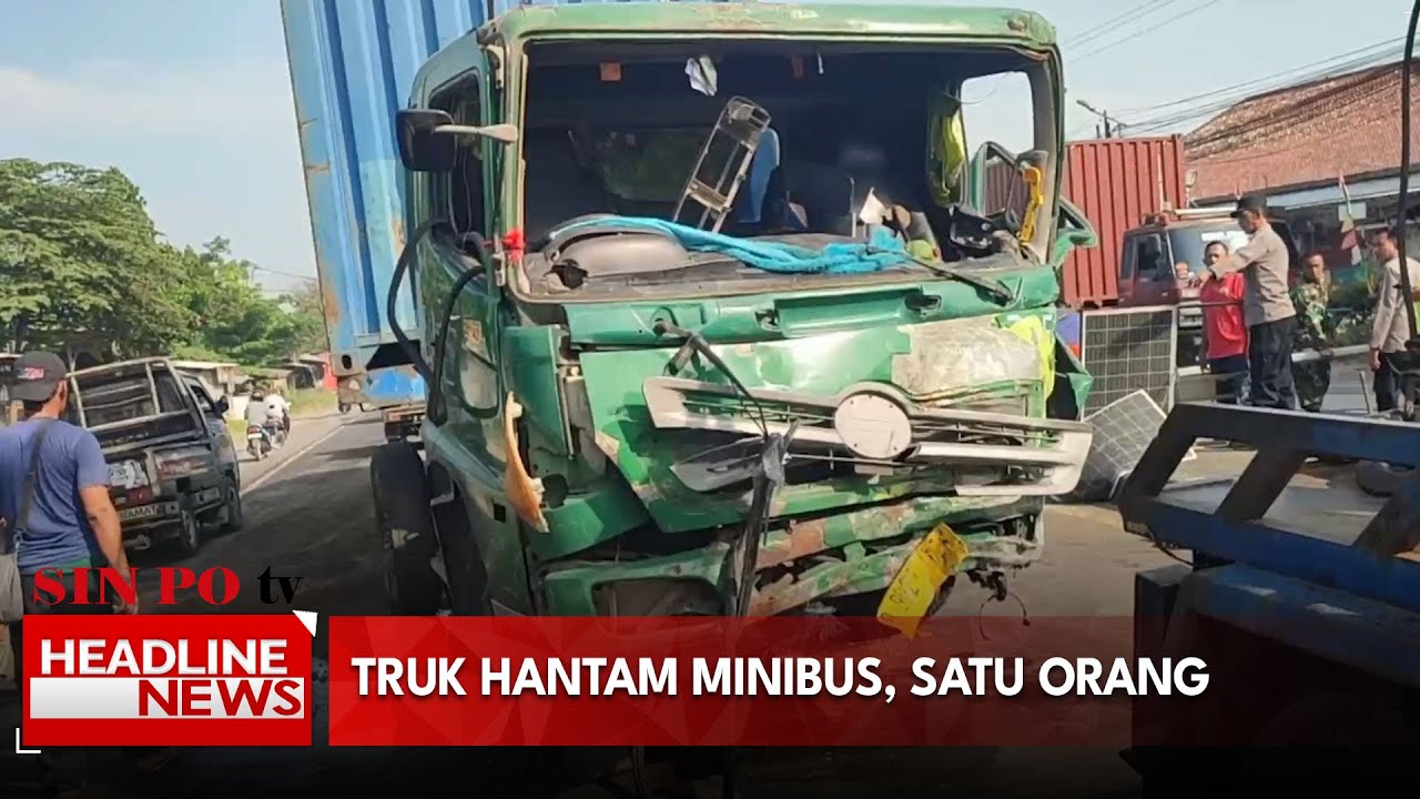 Truk Hantam Minibus, 1 Orang Tewas