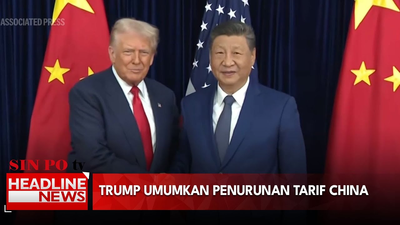 Trump Umumkan Penurunan Tarif China