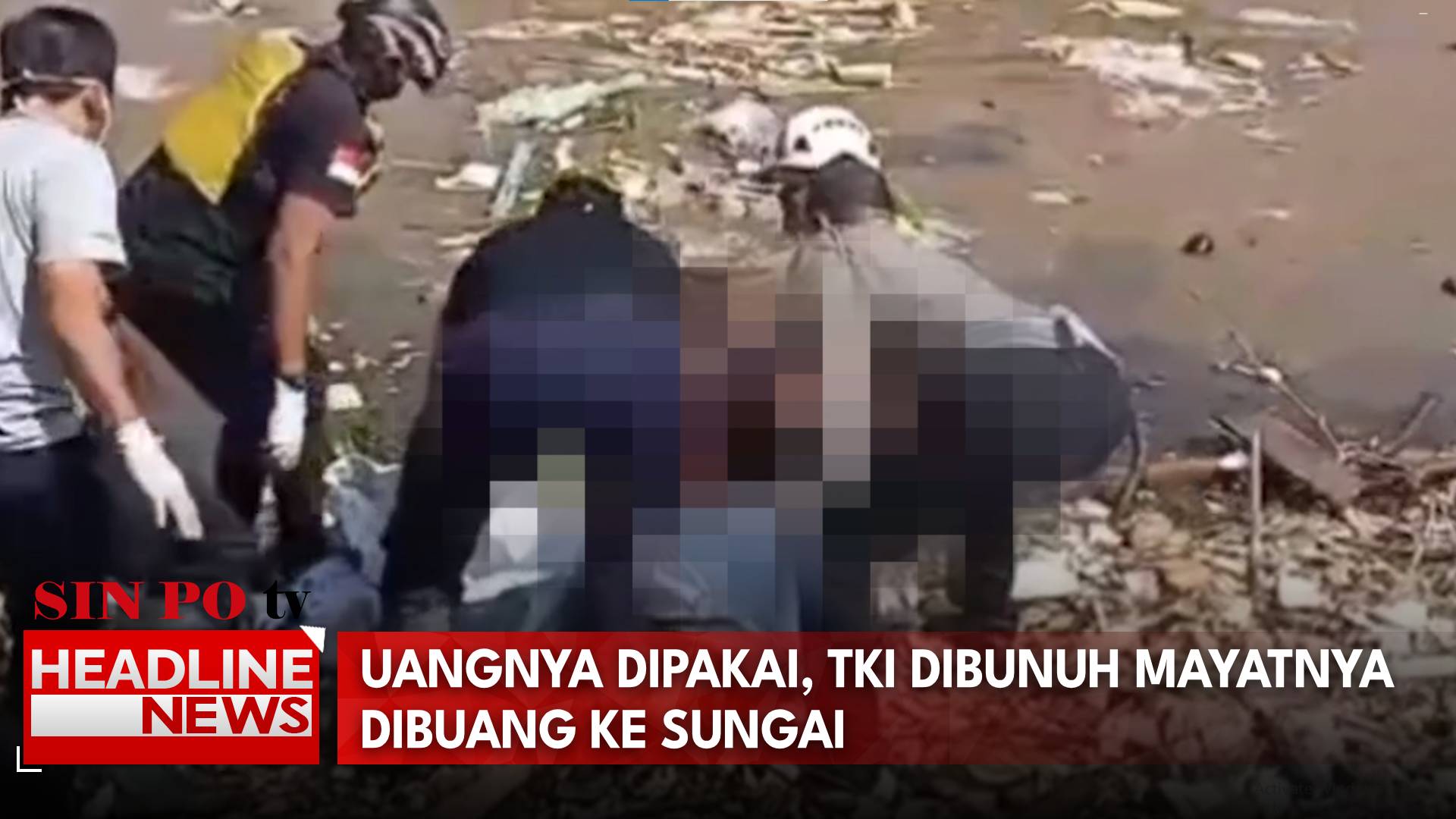 Uangnya Dipakai, TKI Dibunuh Mayatnya Dibuang ke Sungai
