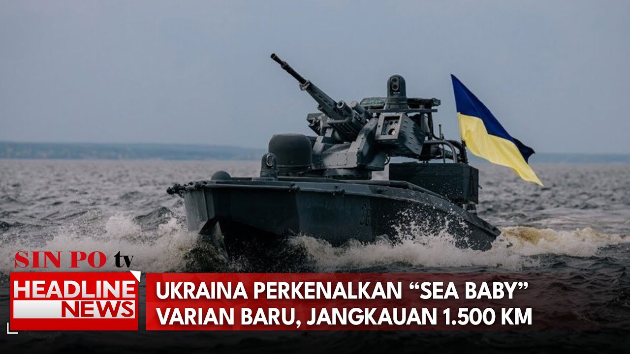 Ukraina Perkenalkan "Sea Baby" Varian Baru, Jangkauan 1.500 Km