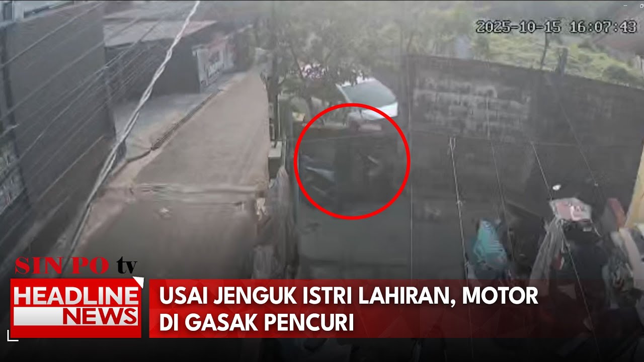 Usai Jenguk Istri Lahiran, Motor Di Gasak Pencuri