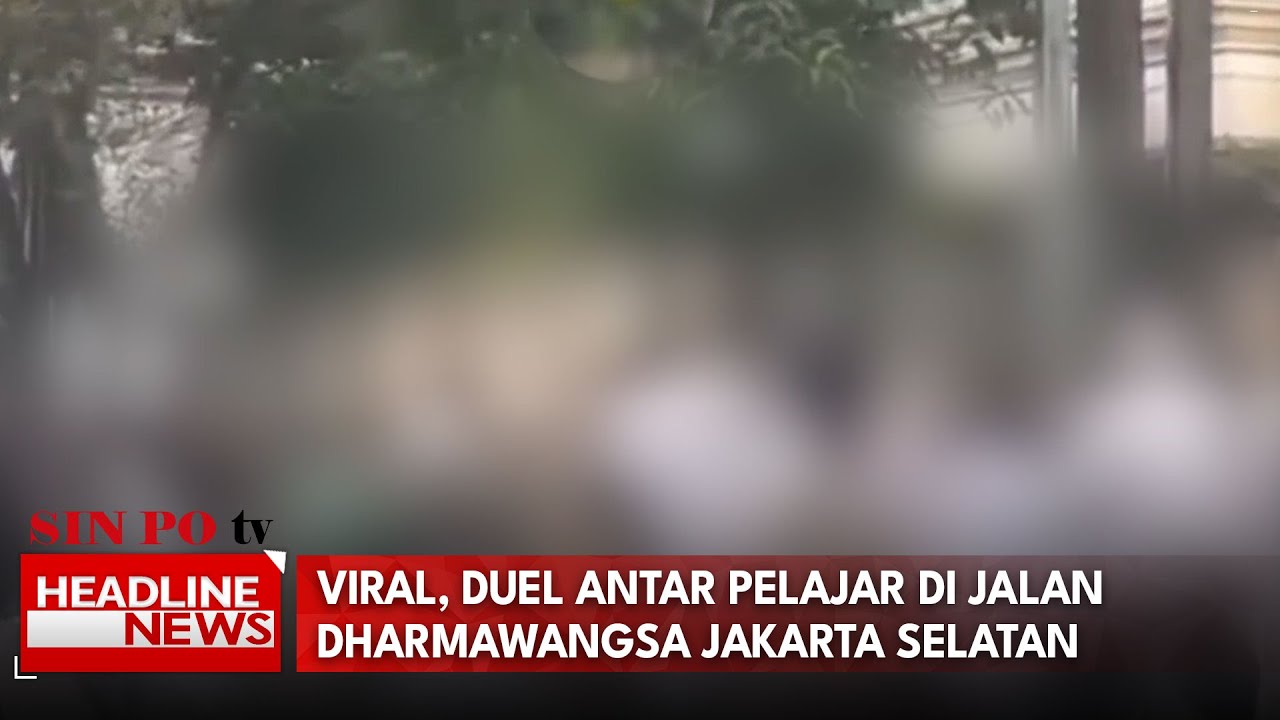 Viral, Duel Antar Pelajar Di Jalan Dharmawangsa Jakarta Selatan