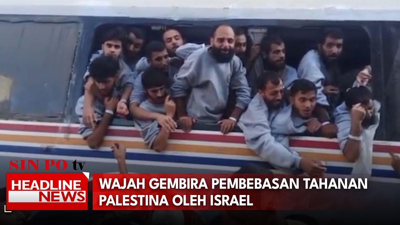 Wajah Gembira Pembebasan Tahanan Palestina Oleh Israel