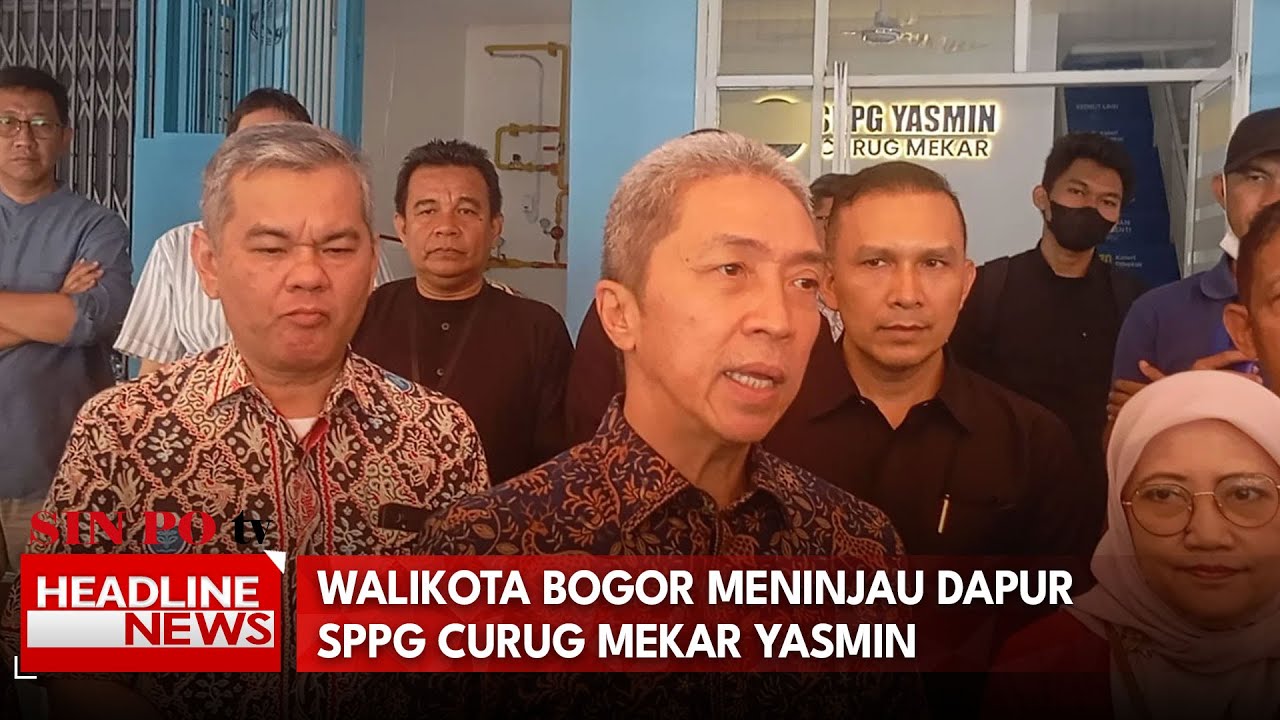 Walikota Bogor Meninjau Dapur SPPG Curug Mekar Yasmin