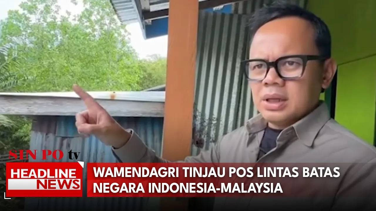 Wamendagri Tinjau Pos Lintas Batas Negara Indonesia–Malaysia