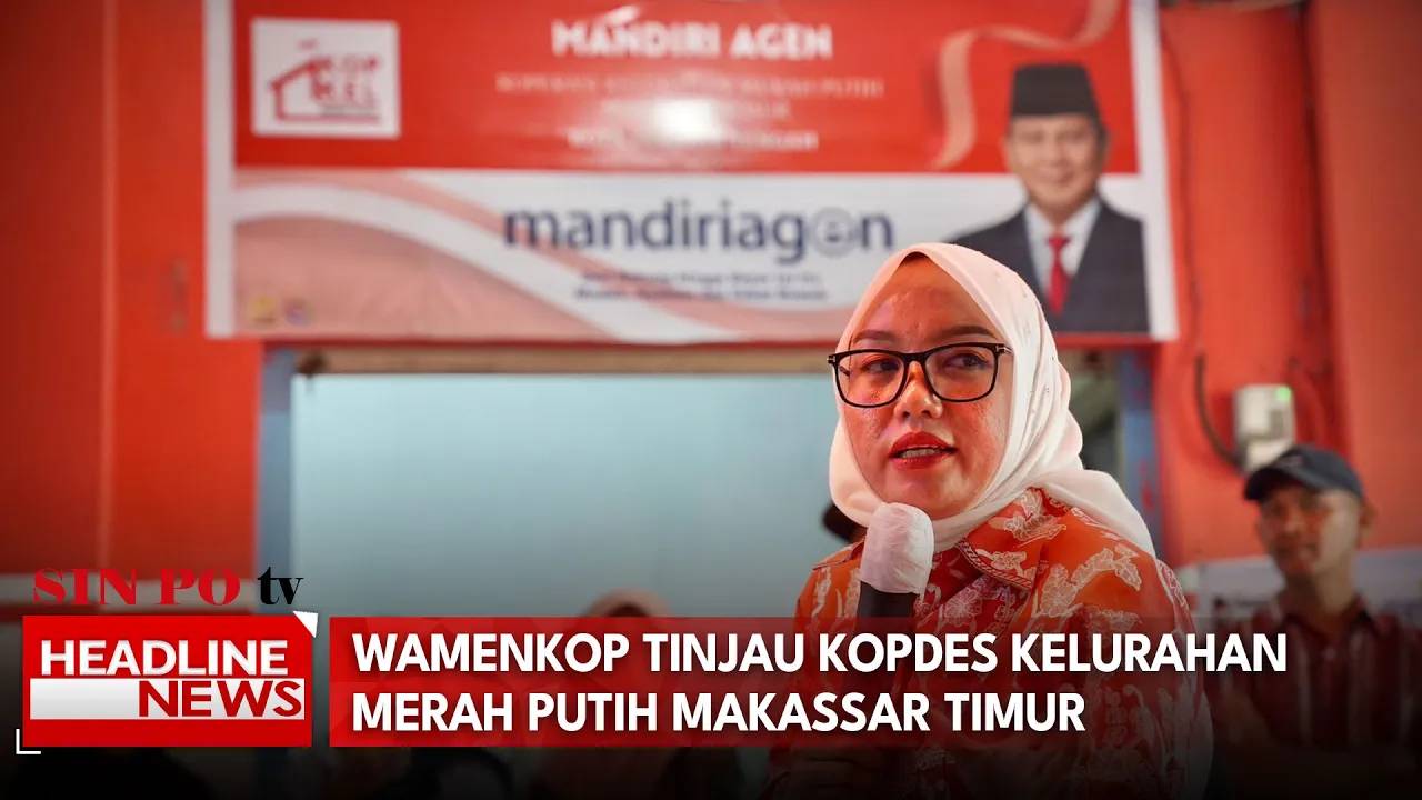 Wamenkop Tinjau Kopdes Kelurahan Merah Putih Makassar Timur