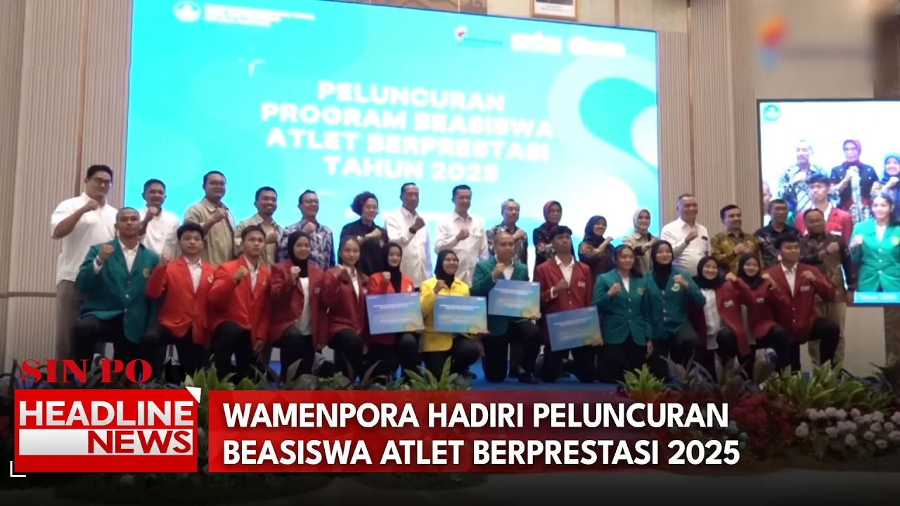 Wamenpora Hadiri Peluncuran Beasiswa Atlet Berprestasi 2025