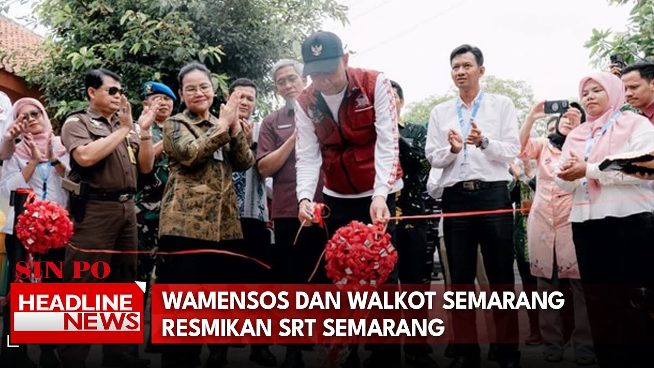 Wamensos Dan Walkot Semarang Resmikan SRT Semarang