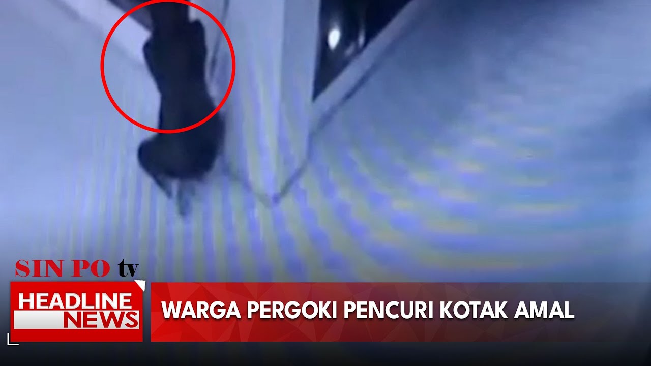 Warga Pergoki Pencuri Kotak Amal