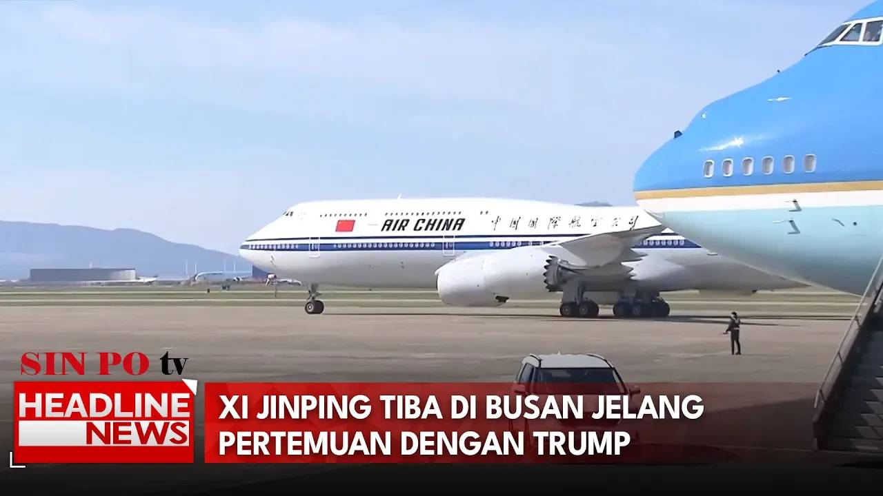 Xi Jinping Tiba di Busan Jelang Pertemuan dengan Trump