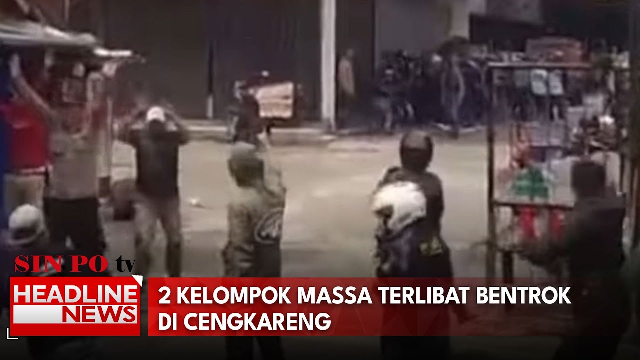 2 Kelompok Massa Terlibat Bentrok di Cengkareng