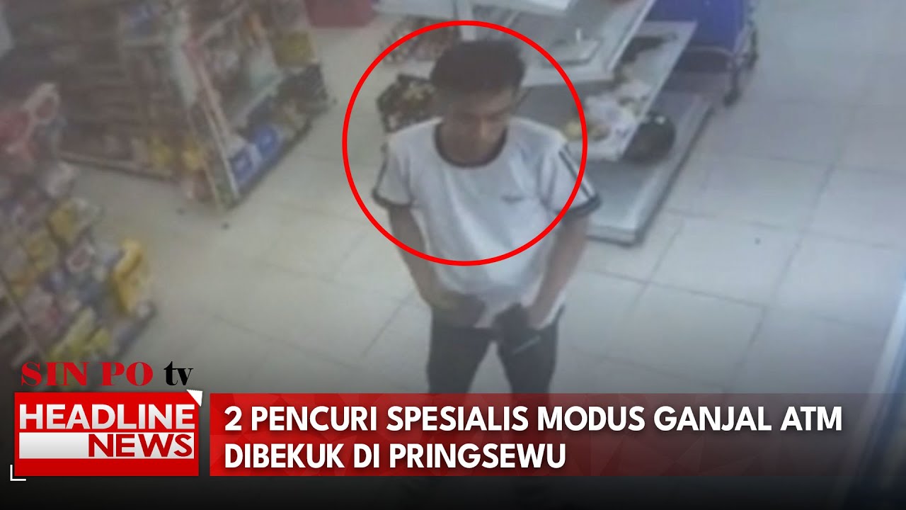 2 Pencuri Spesialis Modus Ganjal ATM Dibekuk di Pringsewu