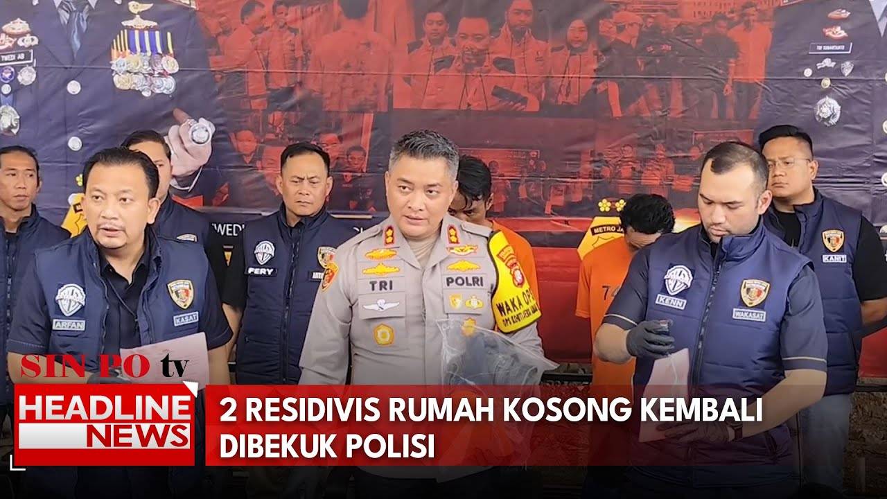 2 Residivis Rumah Kosong Kembali Dibekuk Polisi