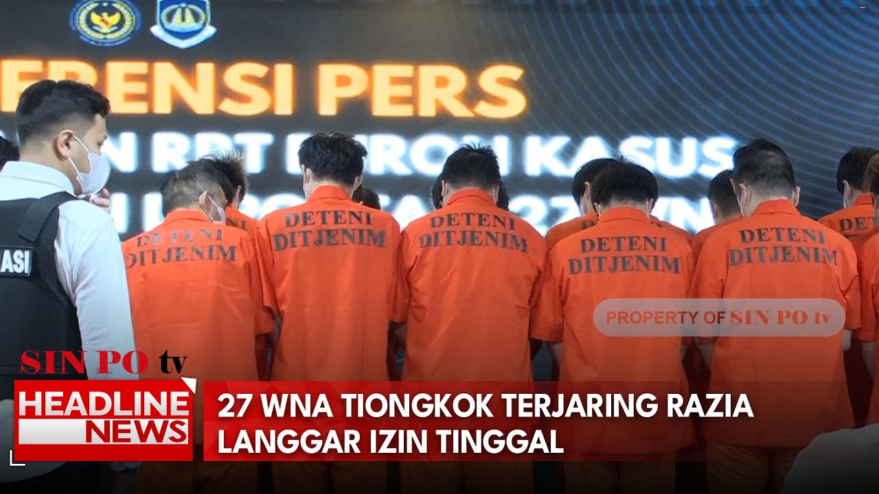 27 WNA Tiongkok Terjaring Razia Langgar Izin Tinggal