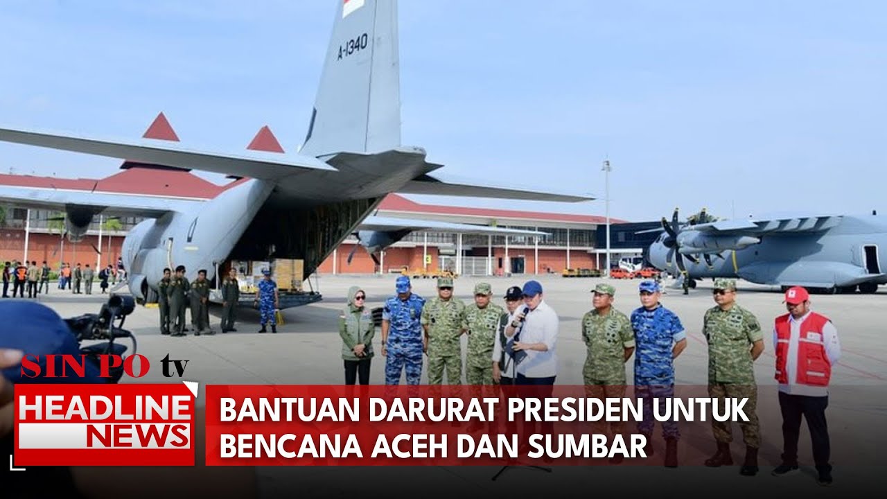 Bantuan Darurat Presiden Untuk Bencana Aceh dan Sumbar