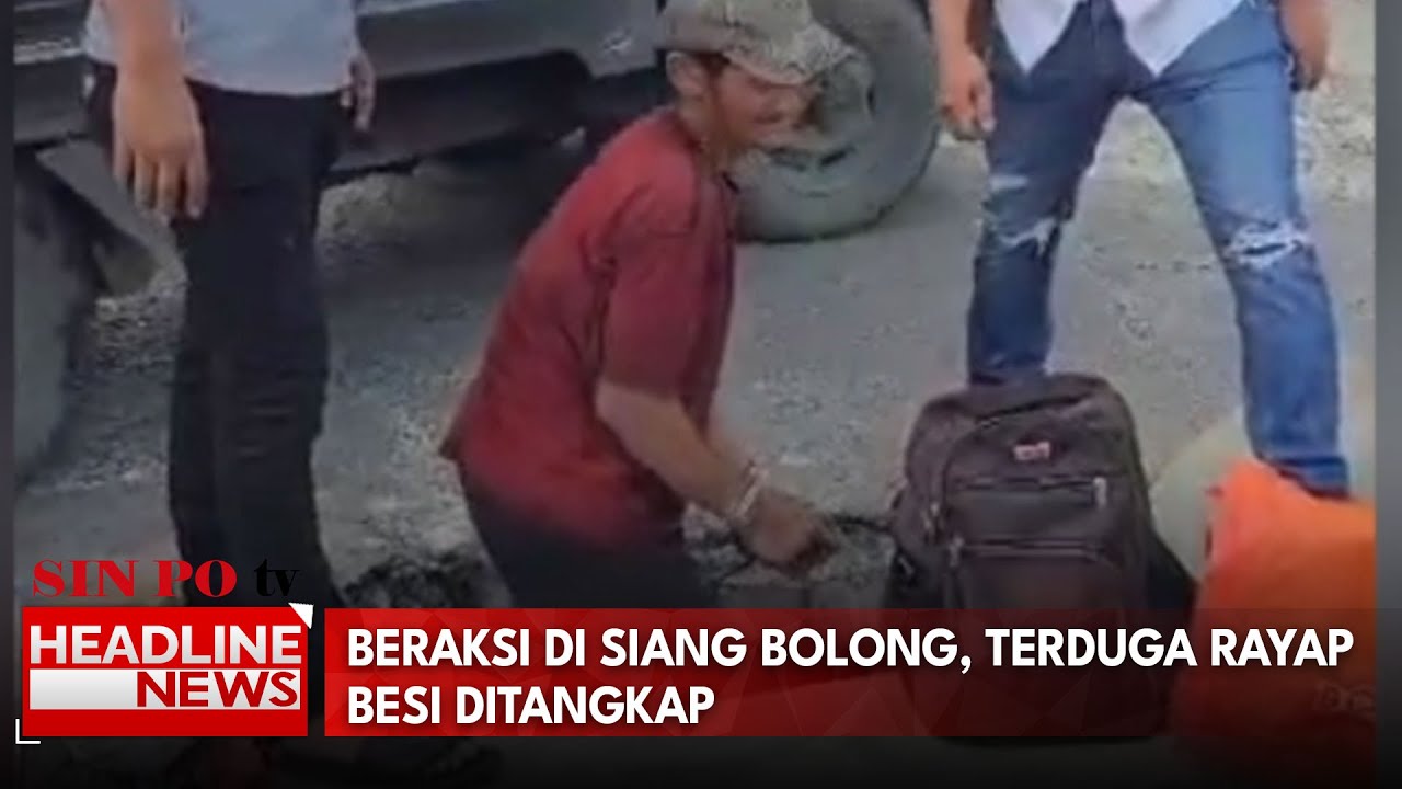 Beraksi di Siang Bolong, Terduga Rayap Besi Ditangkap
