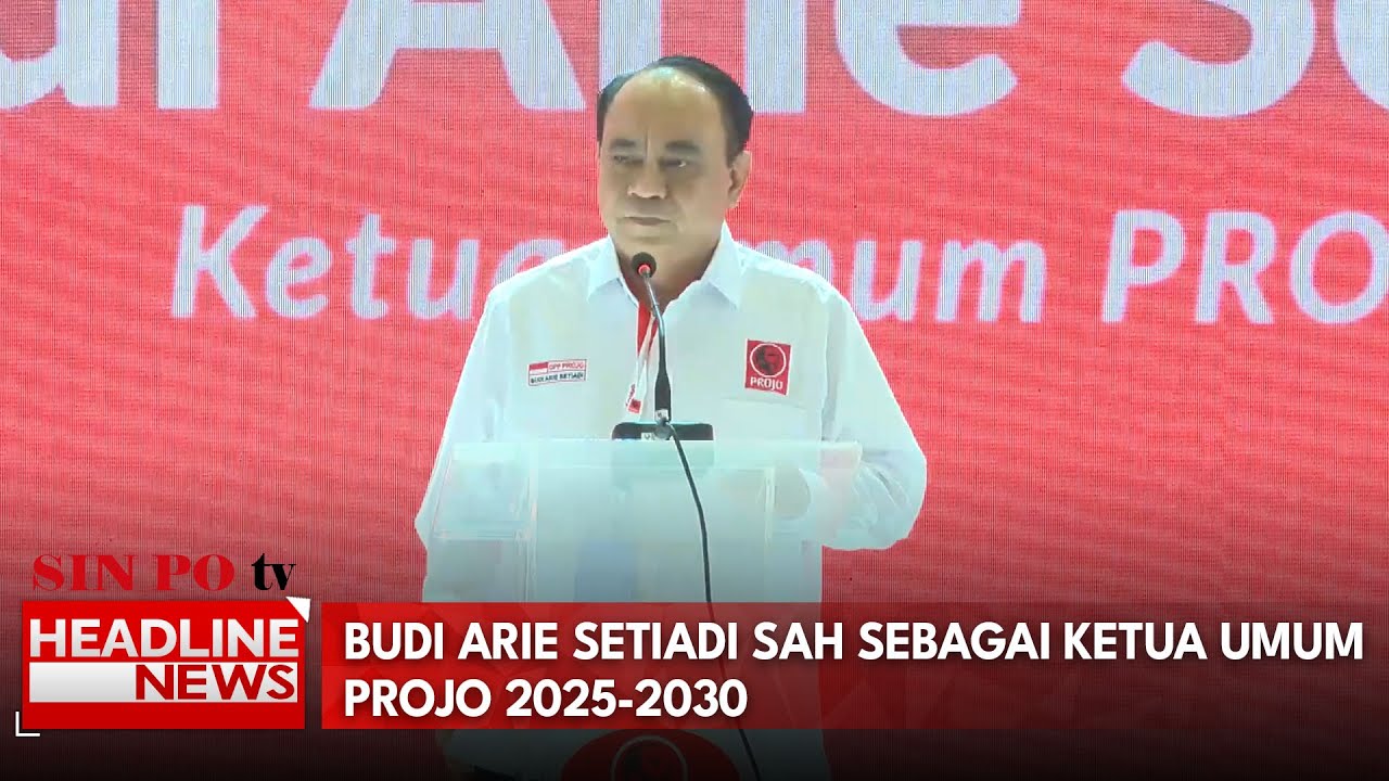 Budi Arie Setiadi Sah Sebagai Ketua Umum Projo 2025-2030