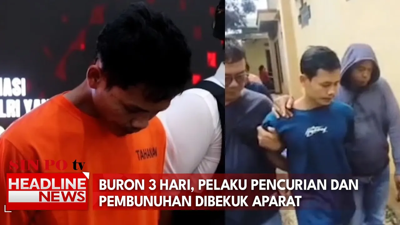Buron 3 Hari, Pelaku Pencurian Dan Pembunuhan Dibekuk Aparat