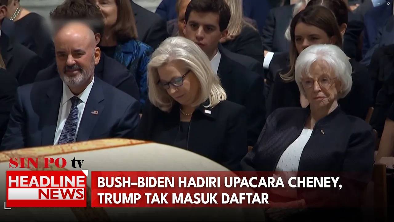 Bush–Biden Hadiri Upacara Cheney, Trump Tak Masuk Daftar