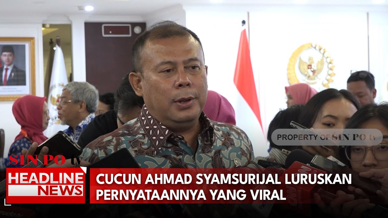 Cucun Ahmad Syamsurijal Luruskan Pernyataannya Yang Viral