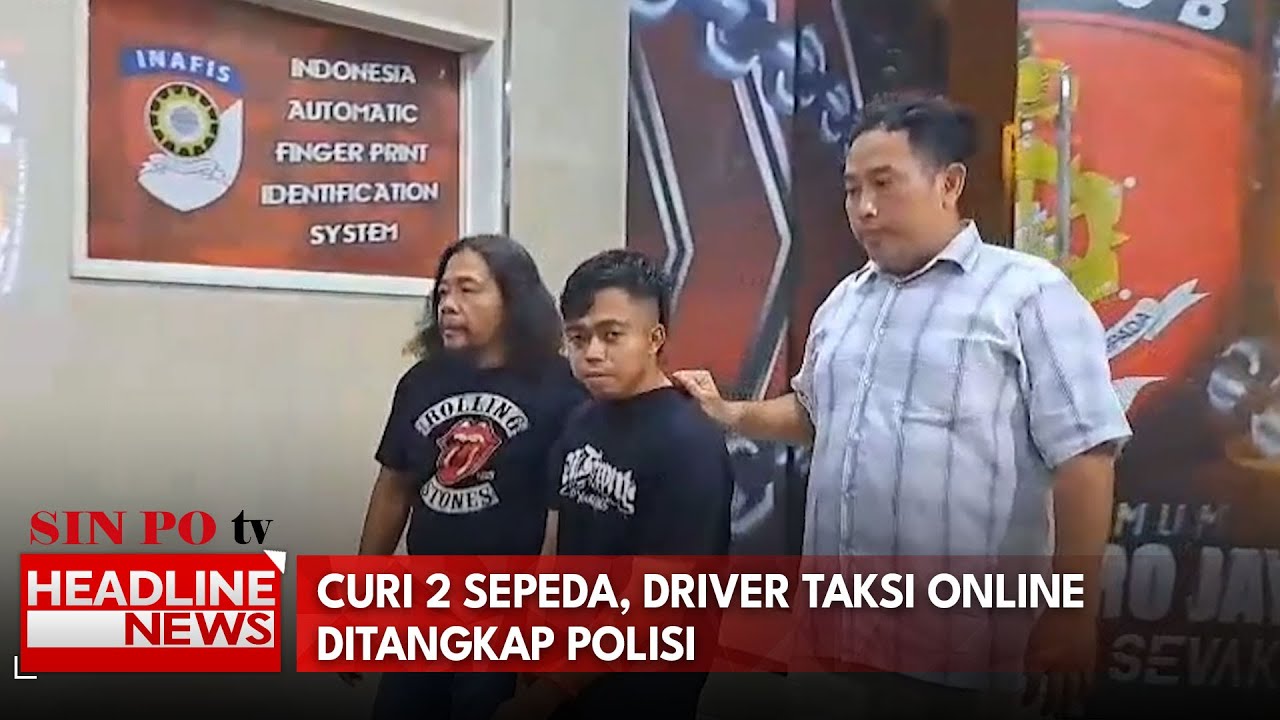 Curi 2 Sepeda, Driver Taksi Online Ditangkap Polisi
