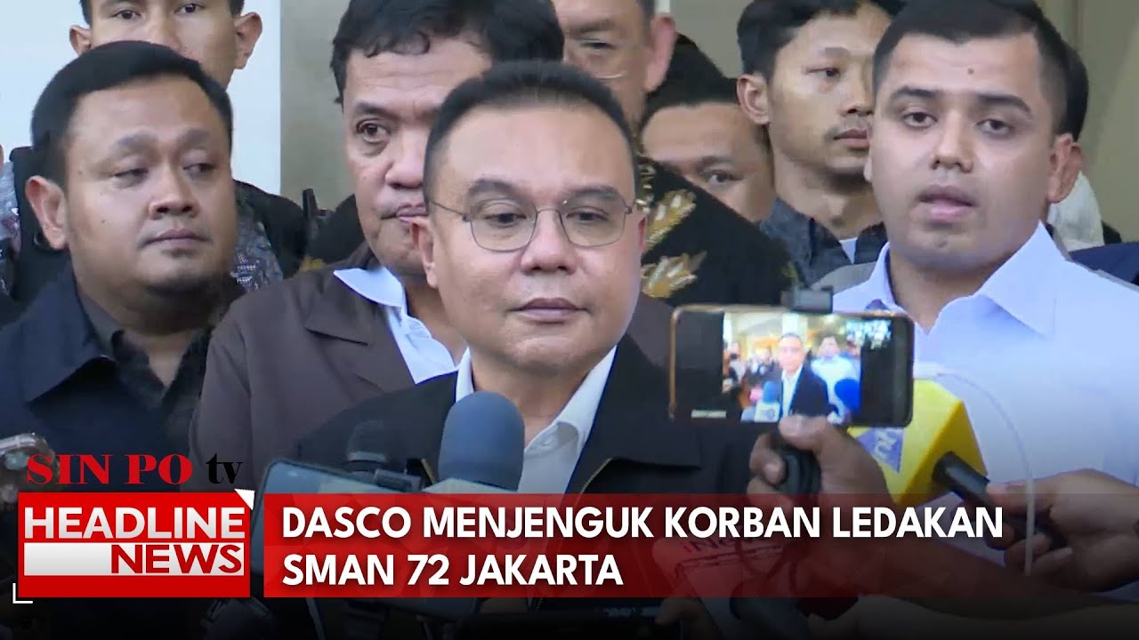 Dasco Menjenguk Korban Ledakan SMAN 72 Jakarta