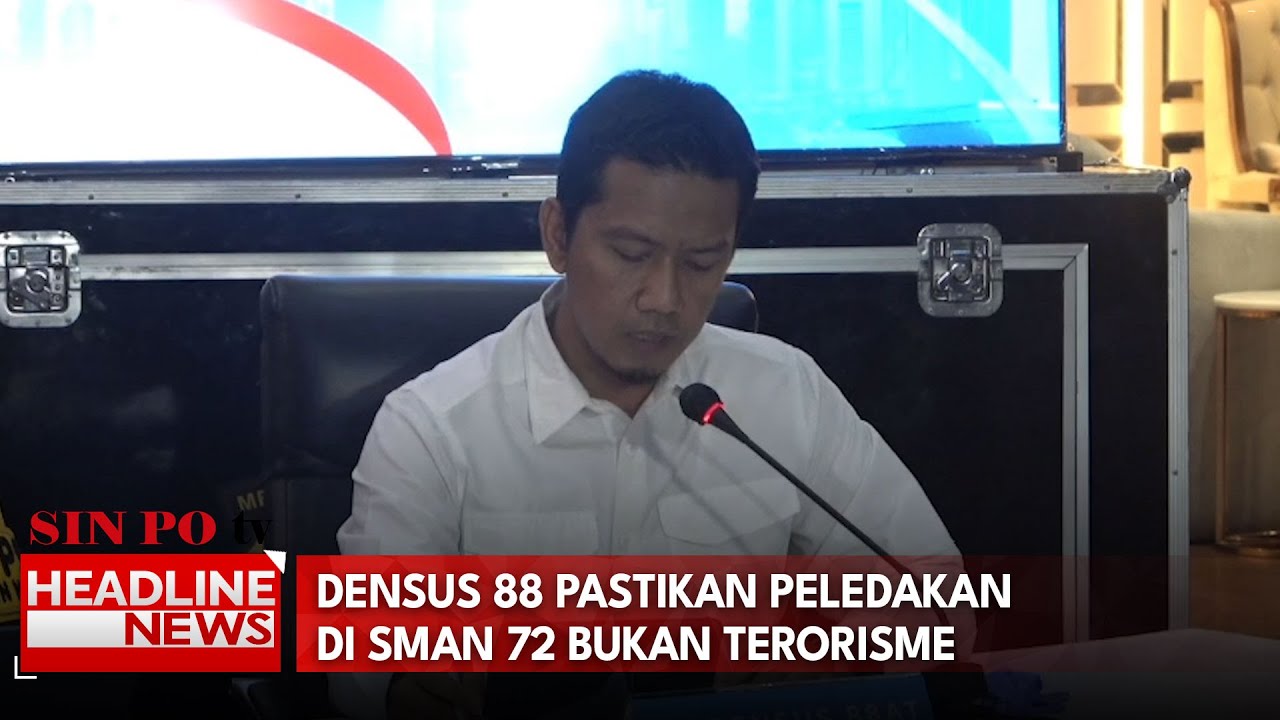 Densus 88 Pastikan Peledakan di SMAN 72 Bukan Terorisme