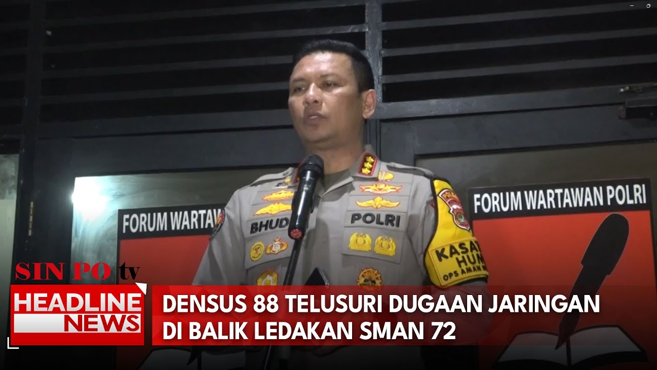 Densus 88 Telusuri Dugaan Jaringan di Balik Ledakan SMAN 72