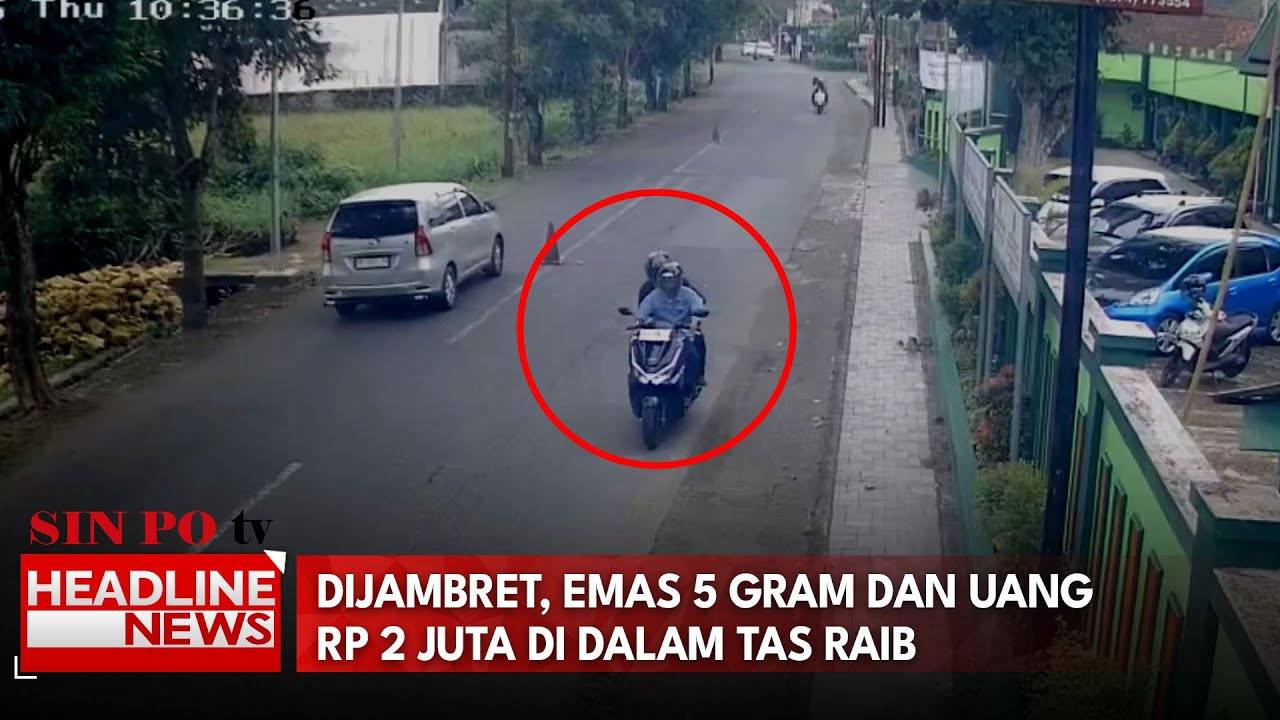Dijambret, Emas 5 Gram dan Uang Rp 2 Juta di Dalam Tas Raib