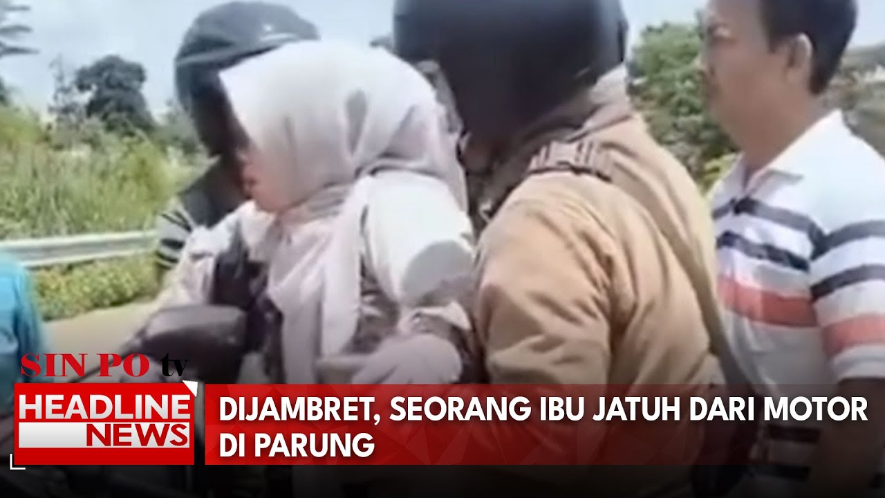 Dijambret, Seorang Ibu Jatuh dari Motor di Parung
