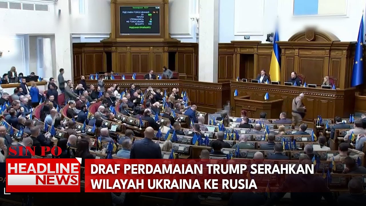 Draf Perdamaian Trump Serahkan Wilayah Ukraina Ke Rusia