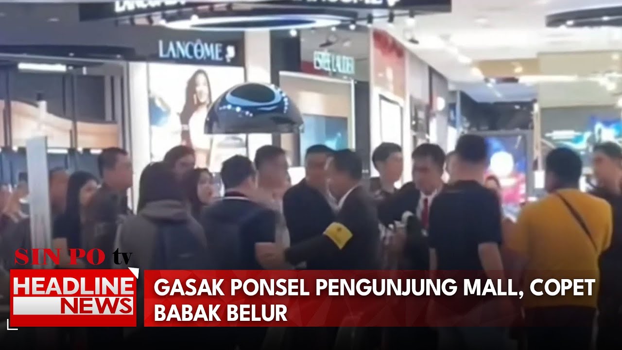 Gasak Ponsel Pengunjung Mall, Copet Babak Belur