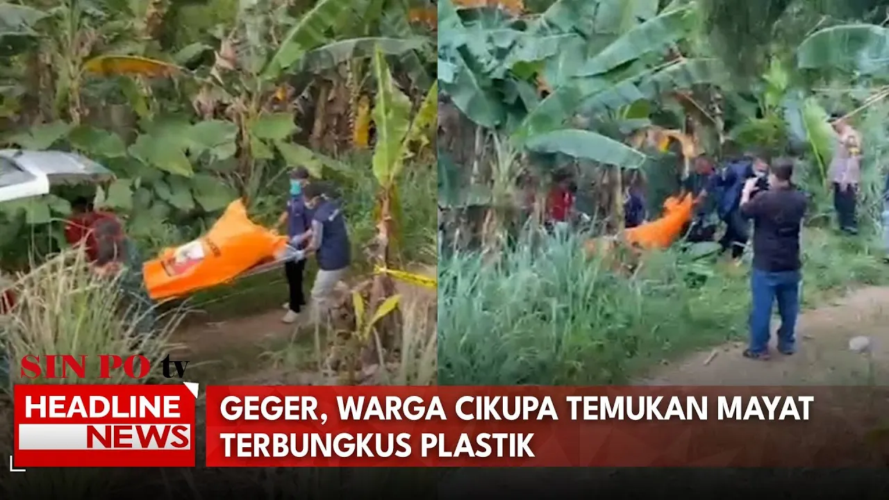 Geger, Warga Cikupa Temukan Mayat Terbungkus Plastik
