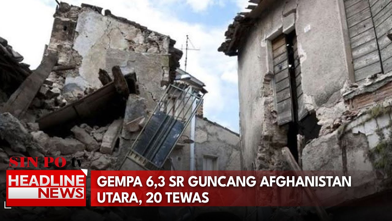 Gempa 6,3 SR Guncang Afghanistan Utara, 20 Tewas