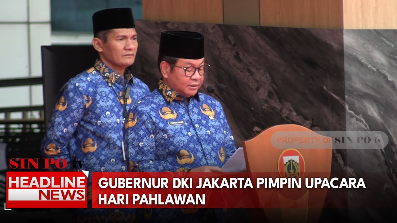 Gubernur DKI Jakarta Pimpin Upacara Hari Pahlawan