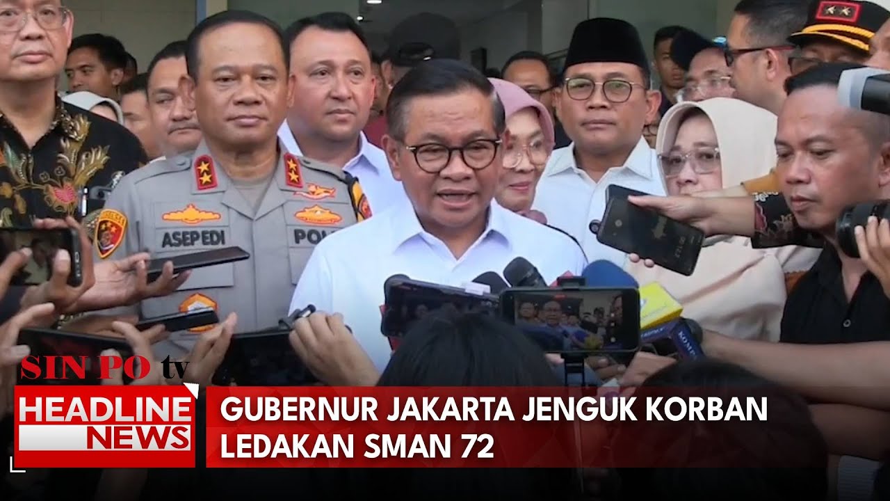 Gubernur Jakarta Jenguk Korban Ledakan SMAN 72