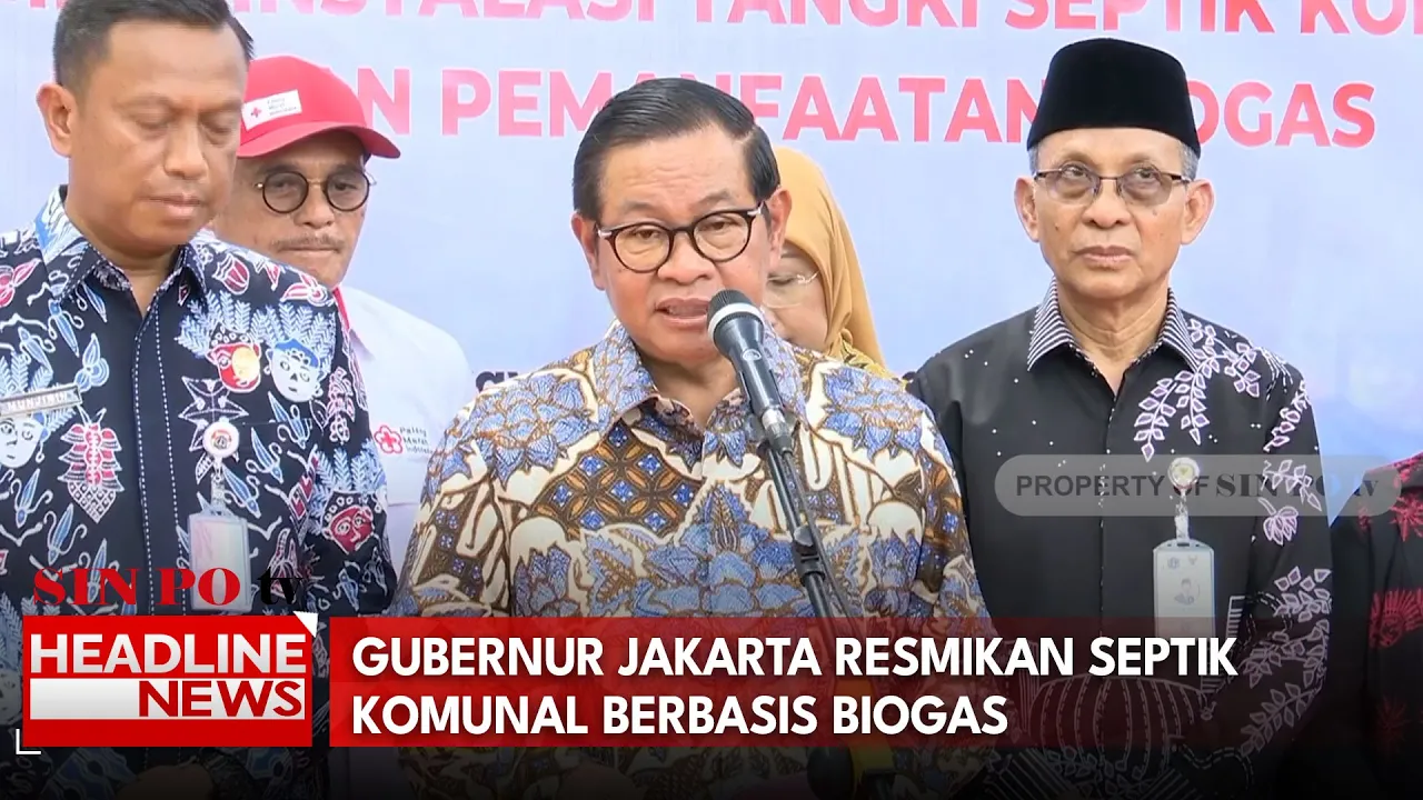Gubernur Jakarta Resmikan Septik Komunal Berbasis Biogas