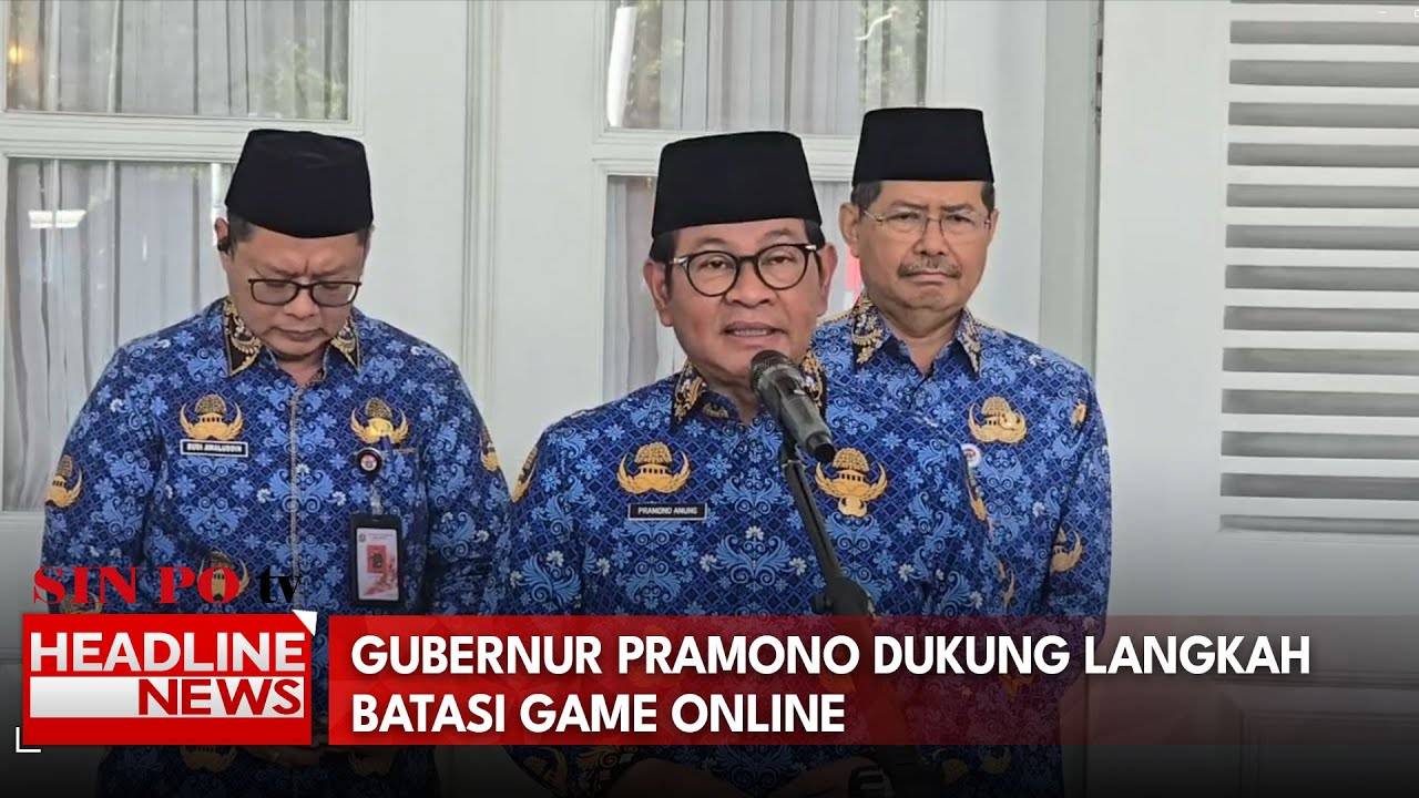 Gubernur Pramono Dukung Langkah Batasi Game Online